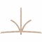 Ekena Millwork Davenport Smooth Timber Gable Bracket, Douglas Fir, 108"W x 68"H x 3 1/2"D x 3 1/2"F, 15/12 Pitch GBW108X68X0404DAV00SDF - alternate 1